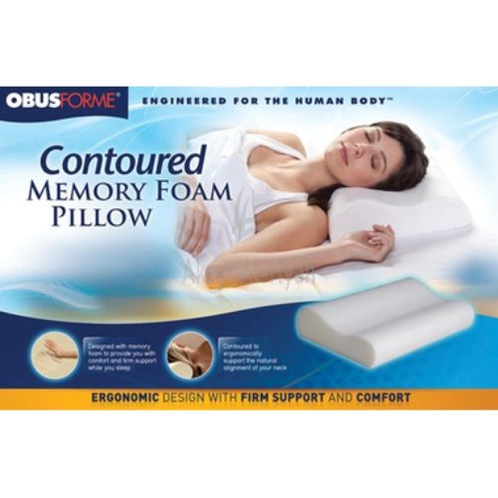 OBUSFORME CONTOURED MEMORY FOAM PILLOW #39492