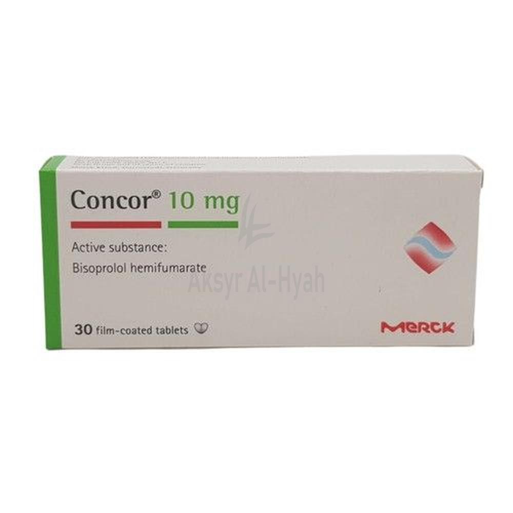 CONCOR 10MG TAB 30'S