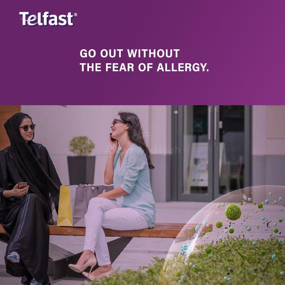 TELFAST 180MG TABLETS 15'S