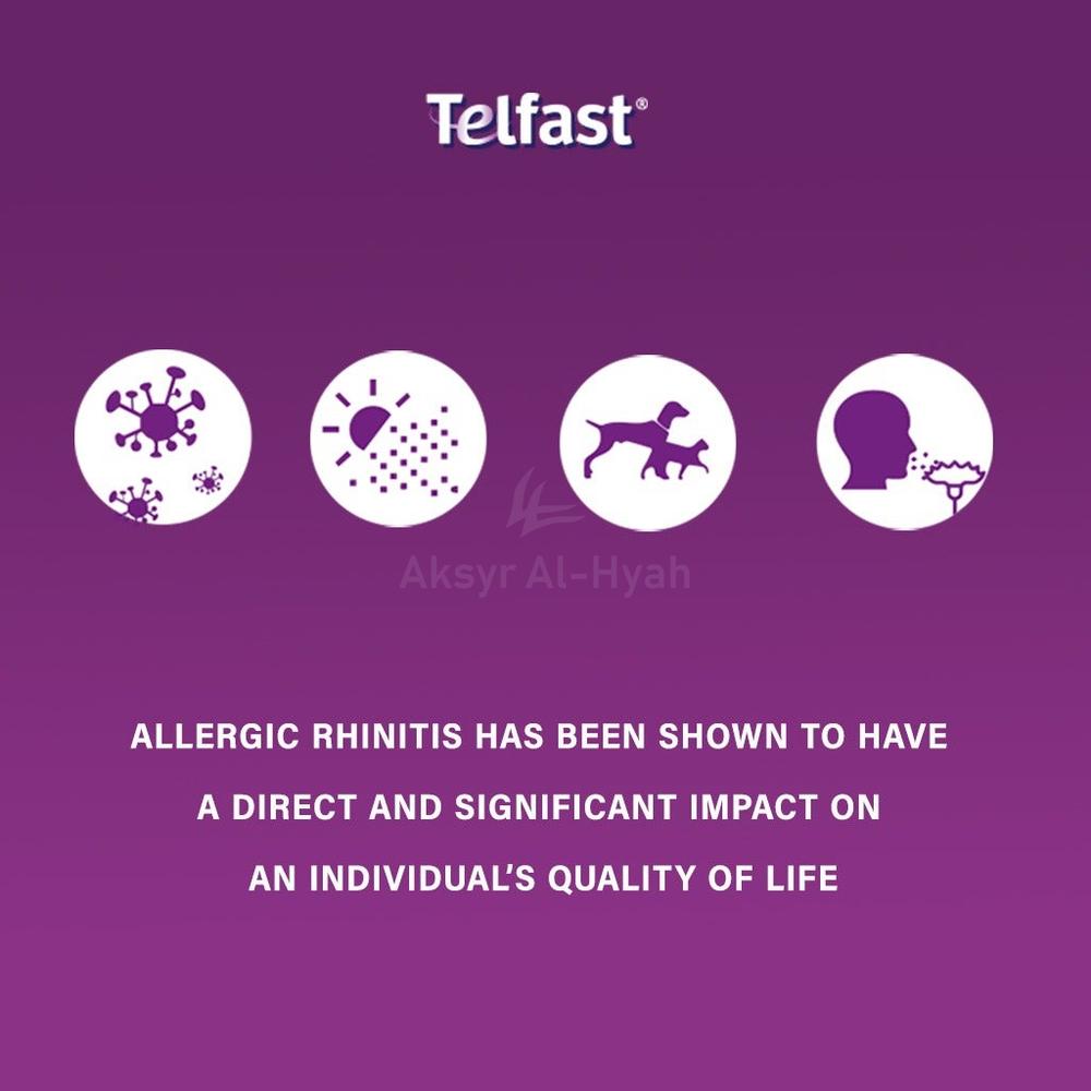 TELFAST 180MG TABLETS 15'S