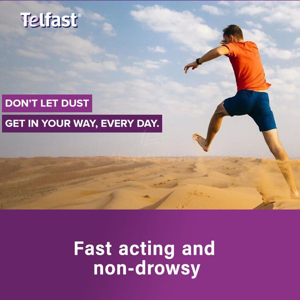 TELFAST 180MG TABLETS 15'S