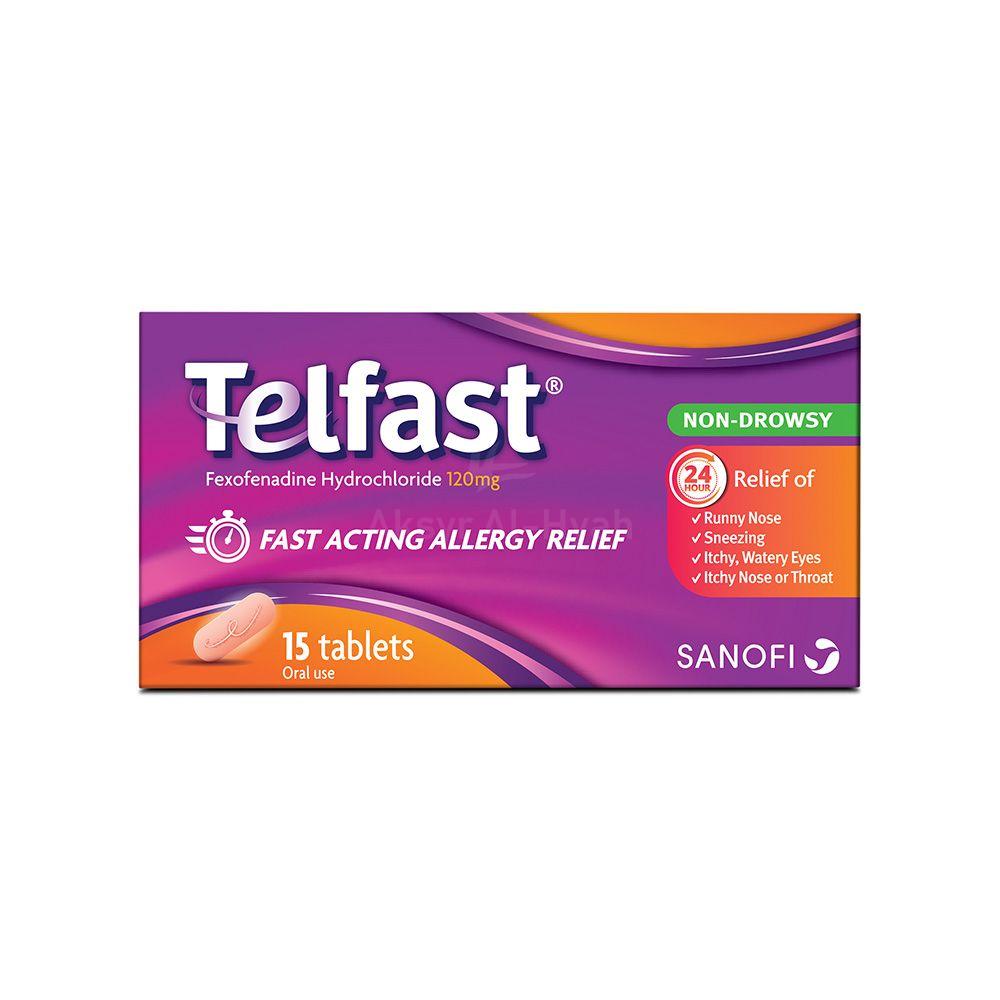 TELFAST 120MG TABLETS 15'S