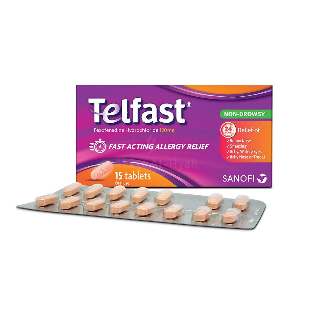 TELFAST 120MG TABLETS 15'S 2