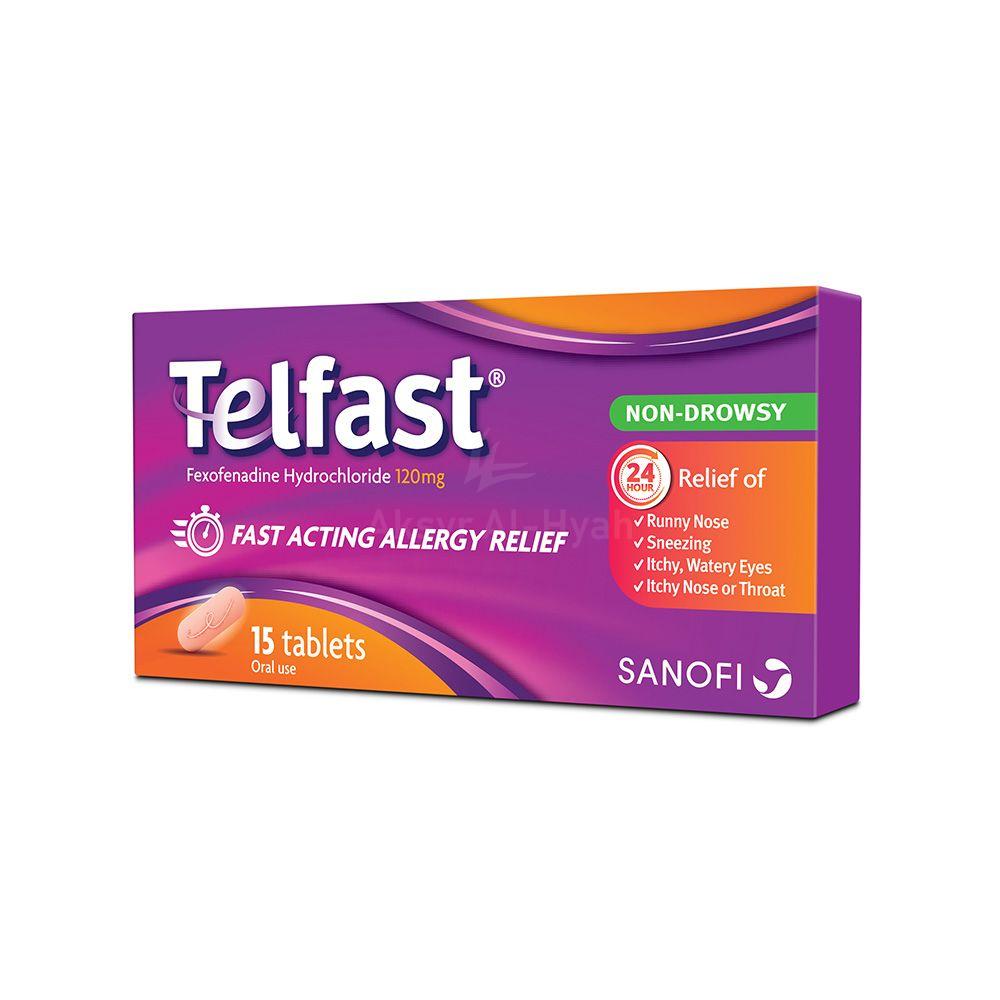 TELFAST 120MG TABLETS 15'S 7