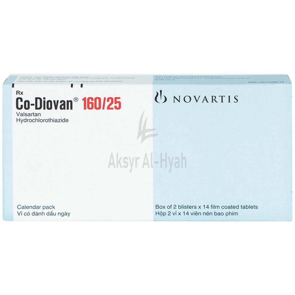 CO DIOVAN 160/25MG TABLET 28'S