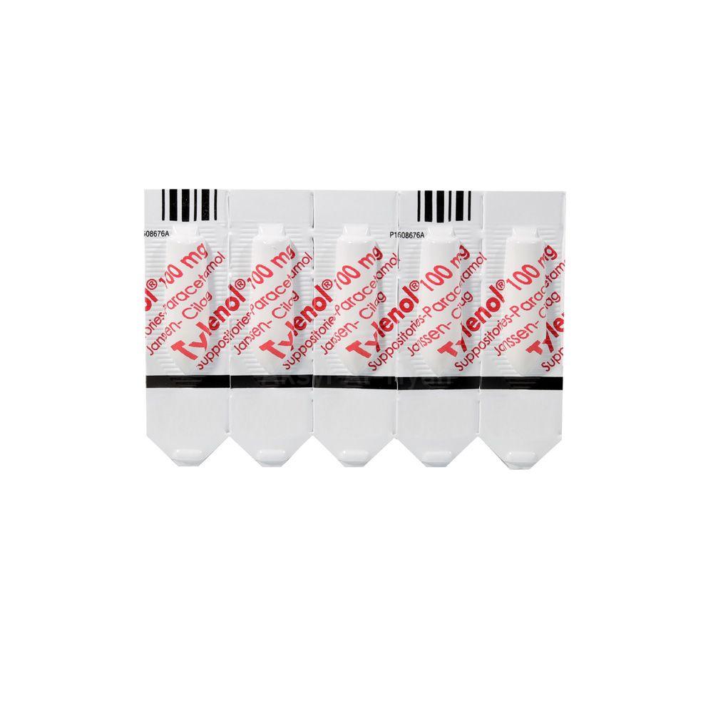 TYLENOL SUPPOSITORY [100MG] 10'S 3