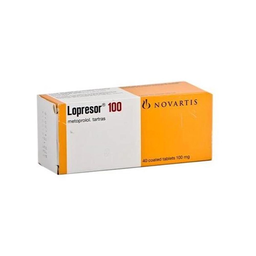 LOPRESOR 100MG TABLET 40'S