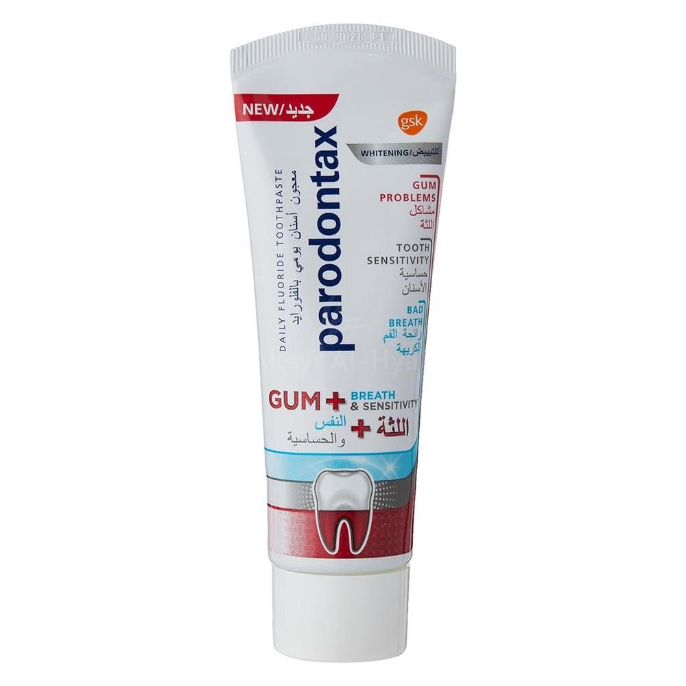 PARODONTAX GUM+BREATH & SENS. WHITENING 75ML