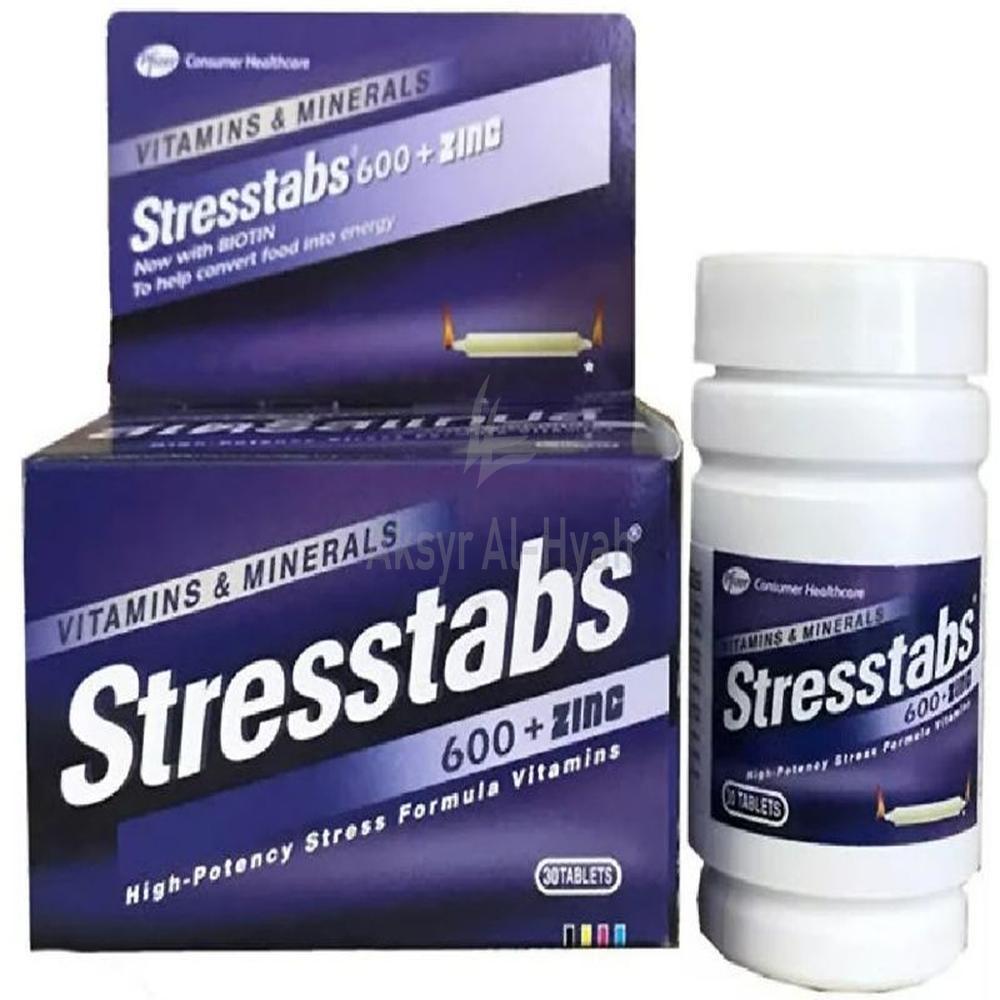 STRESSTAB ZINC TABLETS [600MG] 30'S