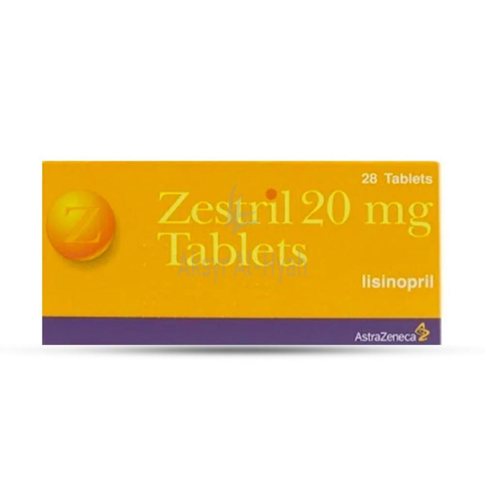ZESTRIL 20MG TABLET 28'S