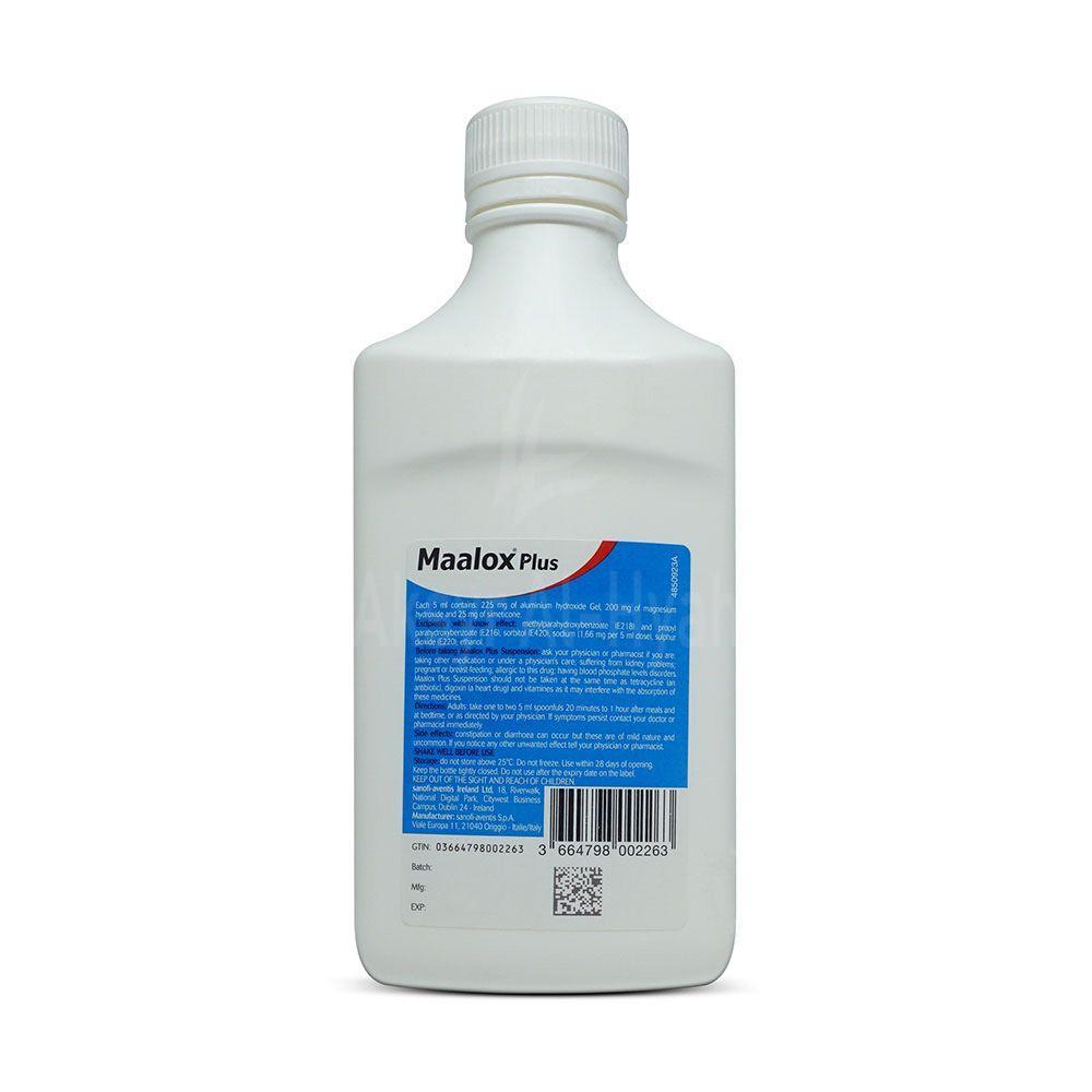 MAALOX PLUS SUSPENSION 355ML