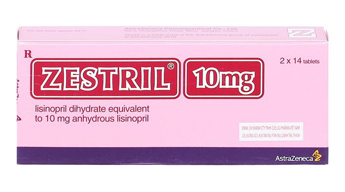 ZESTRIL 10MG TABLET 28'S