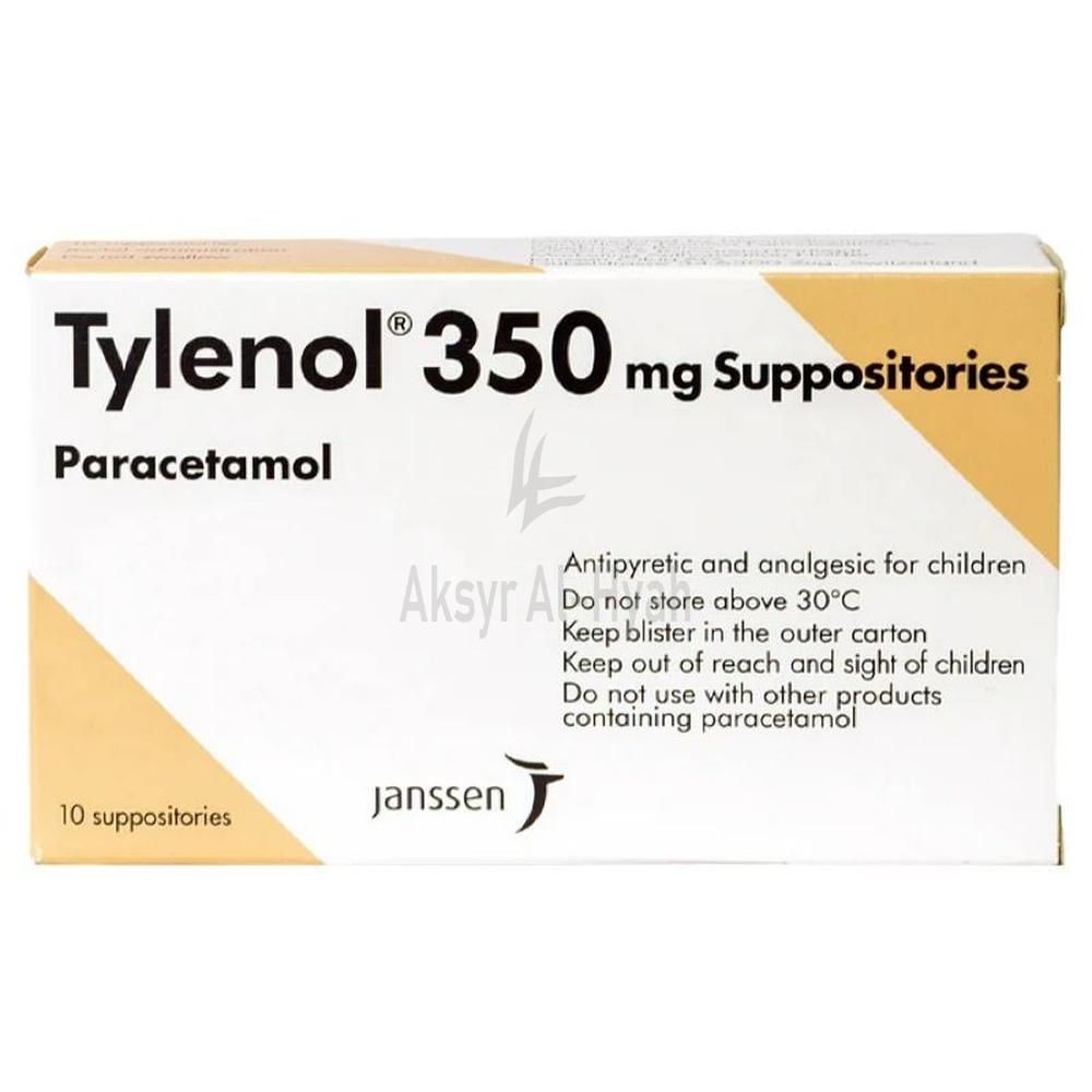 TYLENOL SUPPOSITORY [350MG]10'S