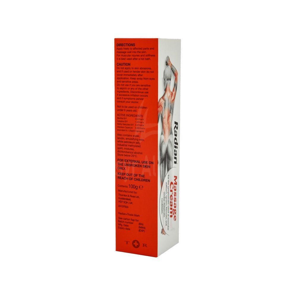 RADIAN MASSAGE CREAM 100GM #22478 2