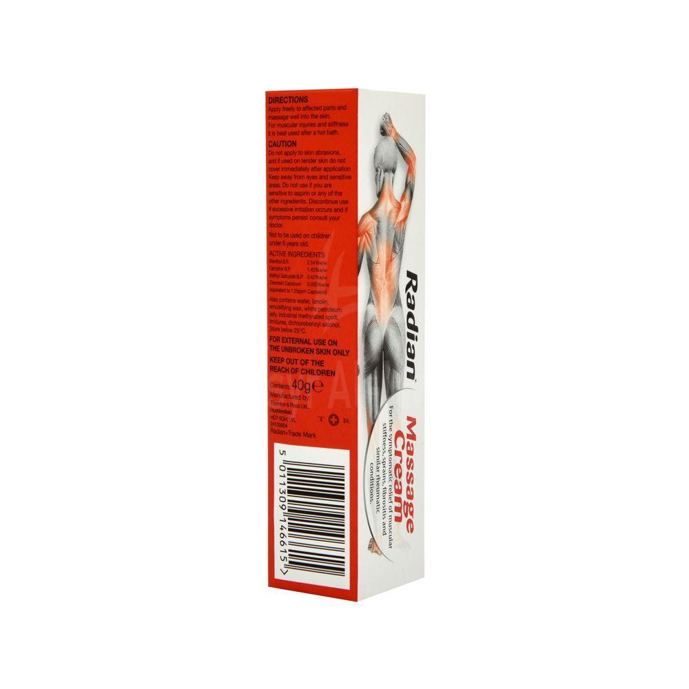 RADIAN MASSAGE CREAM 40GM 2
