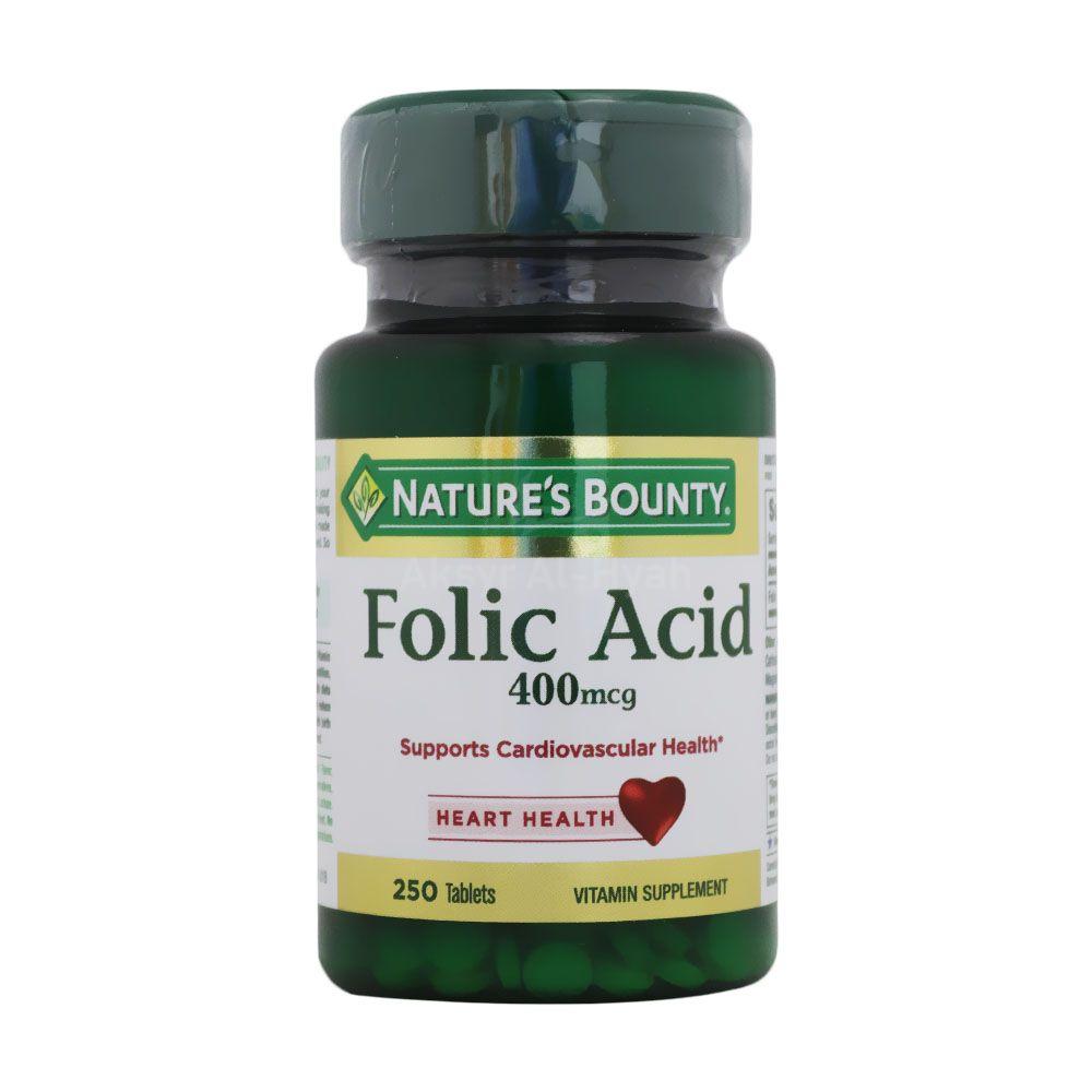 NAT.BOUNTY FOLIC ACID TABLET [400MG] 250'S