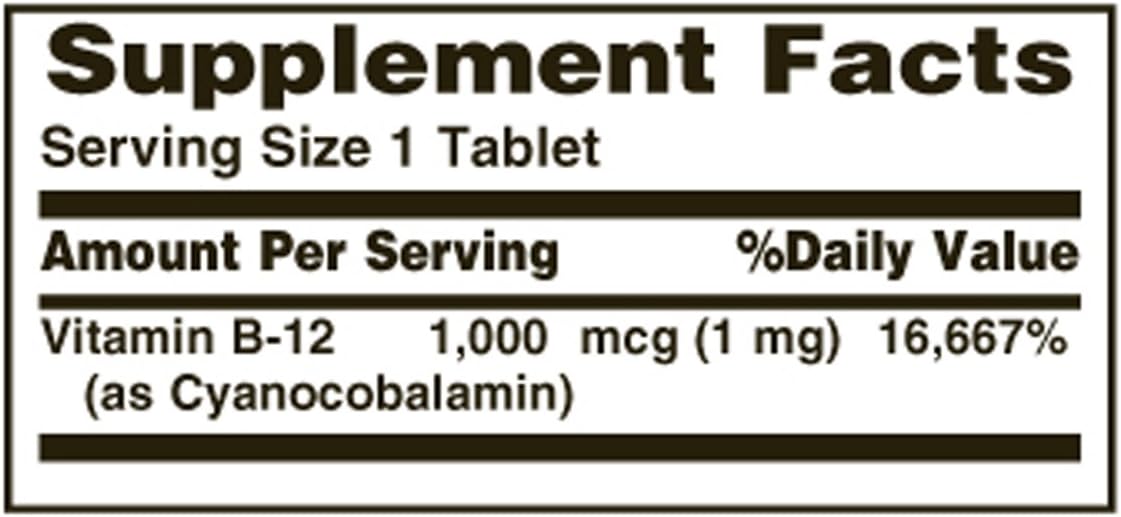 NAT.BOUNTY B-12 1000 MG 100 NOS 1