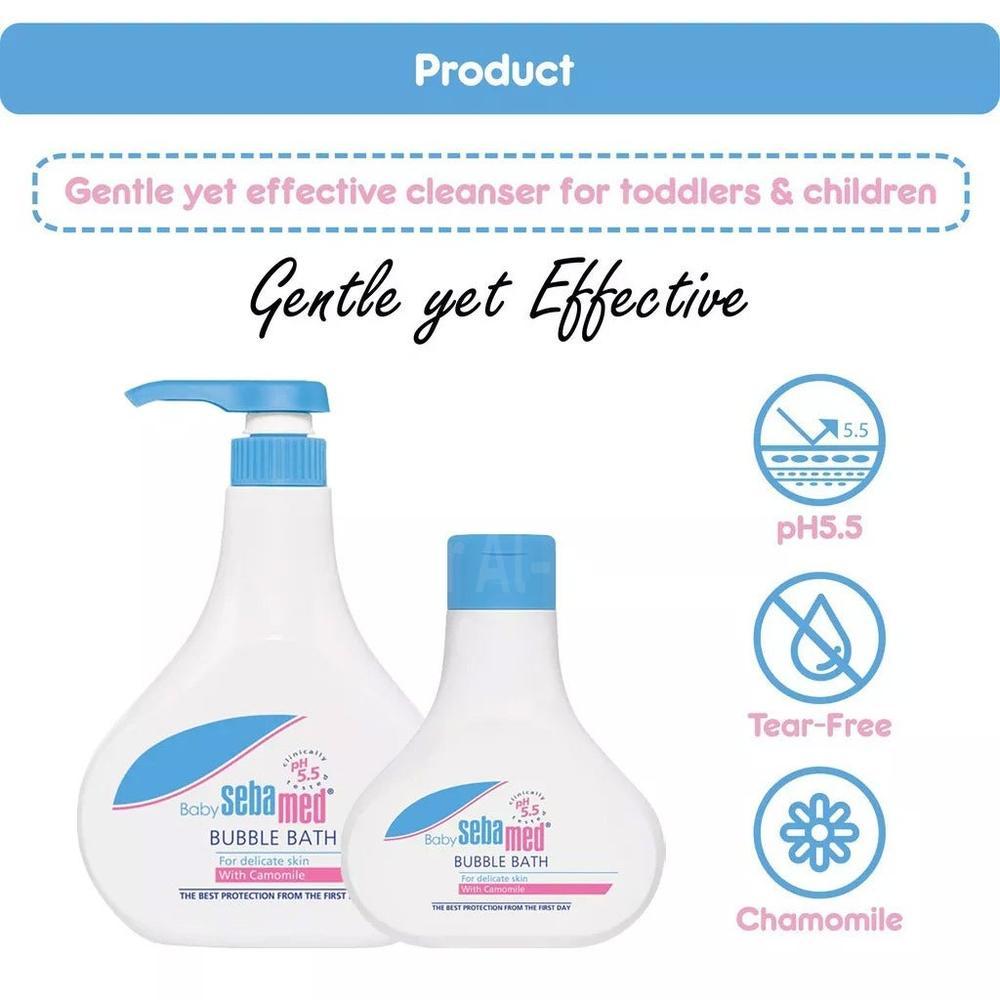 SM BABY BUBBLE BATH 200ML 6