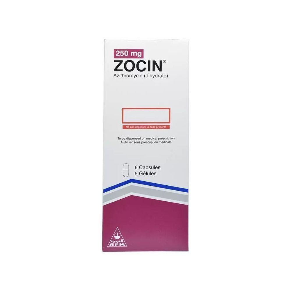 ZOCIN 250MG CAPSULE 6'S