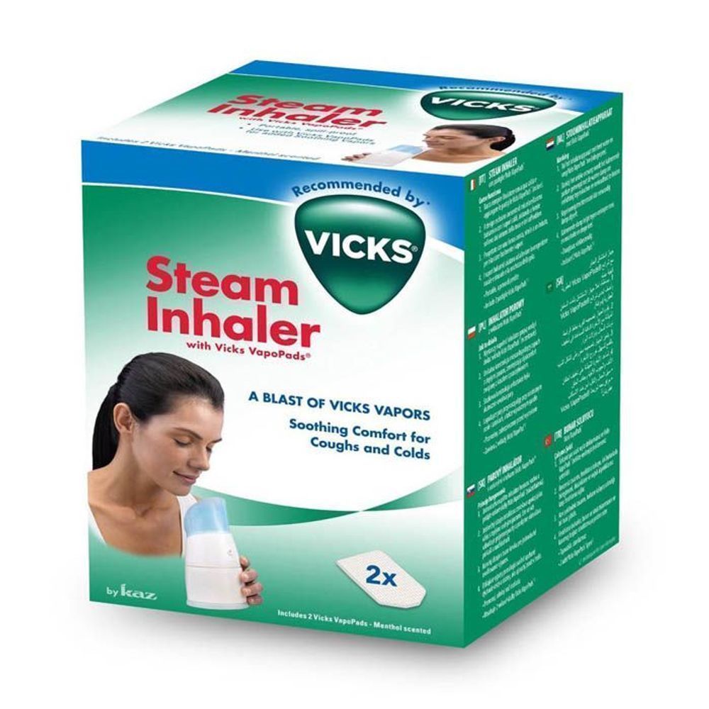 VICKS STEAM INHALER WITH VAPO PADS(KZ022)