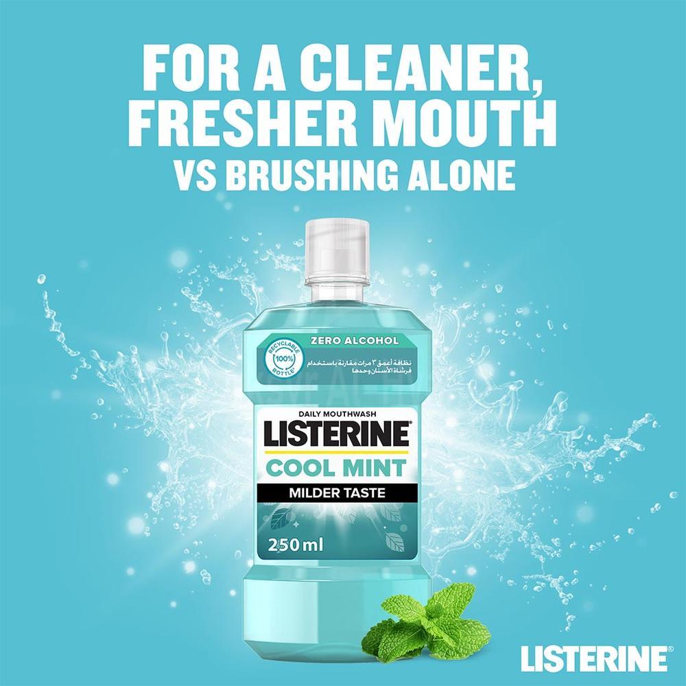 LISTERINE ZERO ALC.M/WASH MILD COOL MINT 250ML