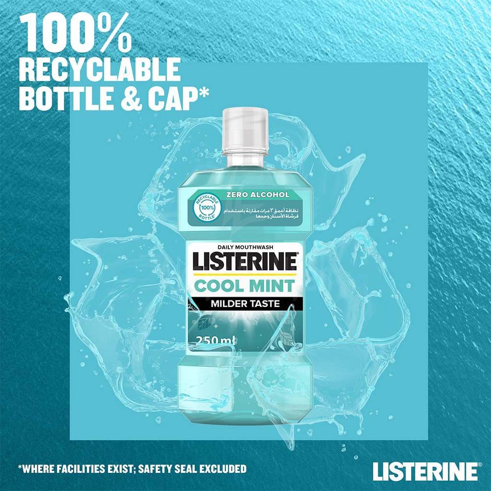 LISTERINE ZERO ALC.M/WASH MILD COOL MINT 250ML