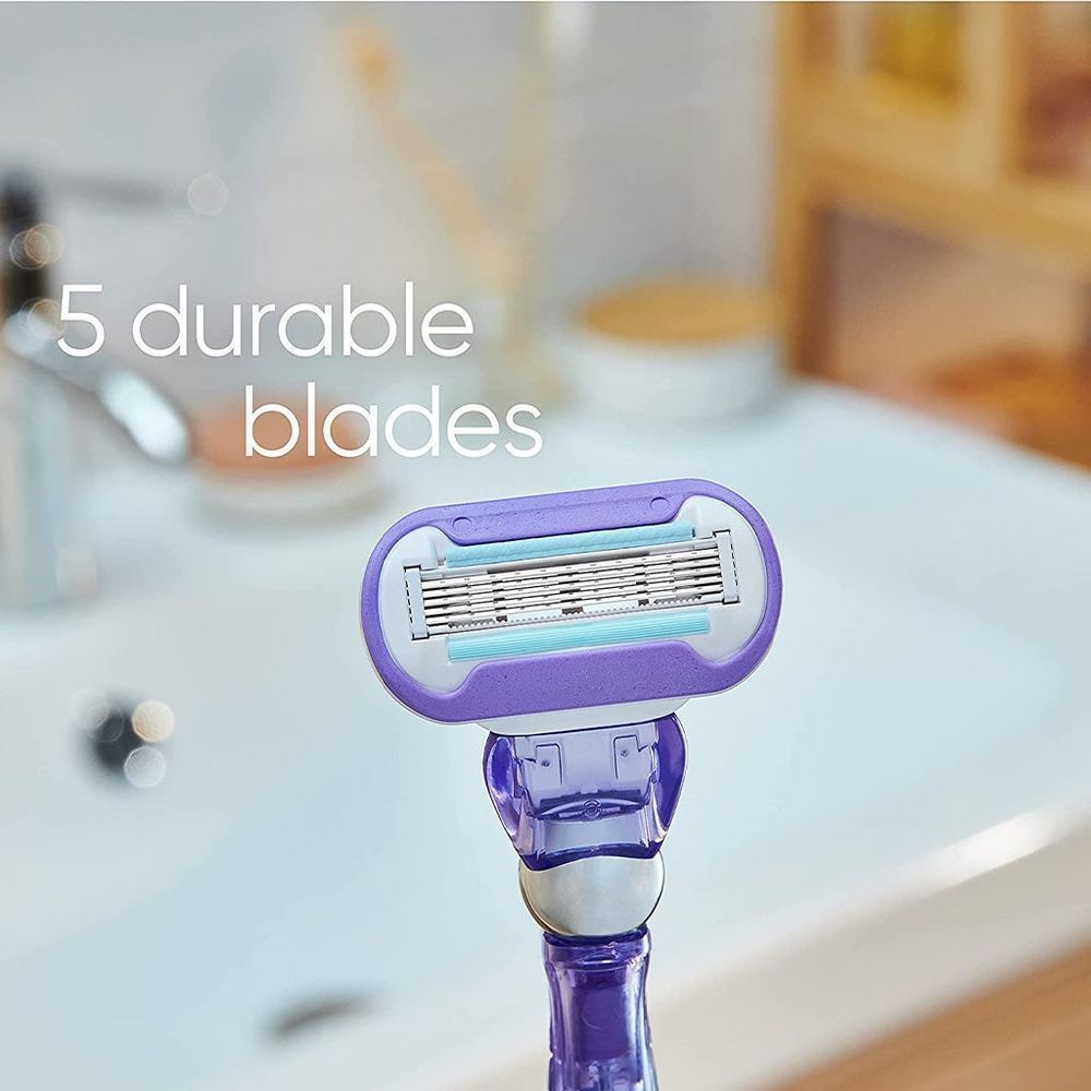 GILLETTE VENUS 5 DLXE/SMOOTH/SWIRL/PLATINUM CATRIDGE 4'S #0900 1