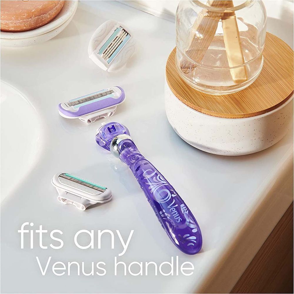GILLETTE VENUS 5 DLXE/SMOOTH/SWIRL/PLATINUM CATRIDGE 4'S #0900 5