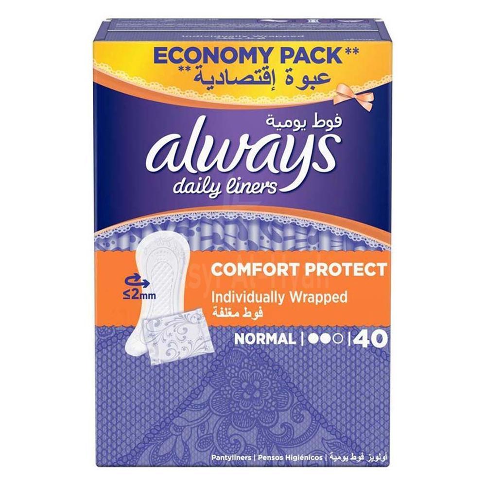 ALWAYS(PG234) DAILY LINER NOR.COMF.SCENT 40'S