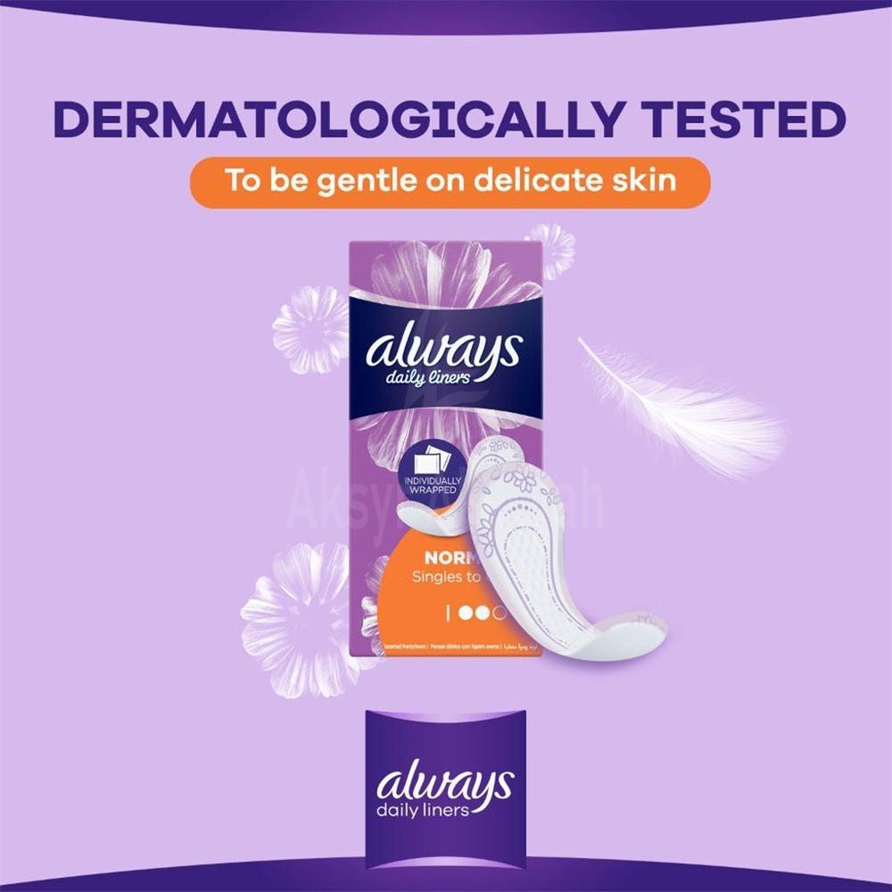ALWAYS(PG234) DAILY LINER NOR.COMF.SCENT 40'S 3