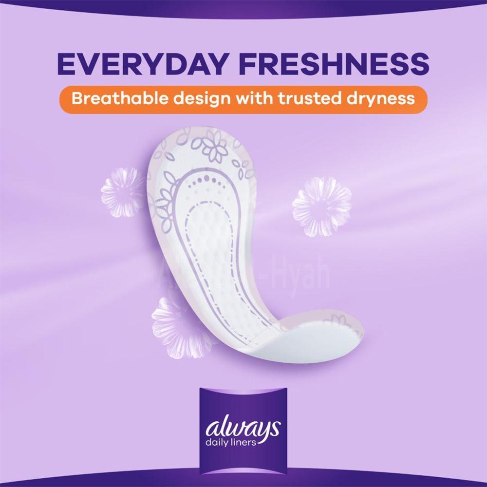 ALWAYS(PG234) DAILY LINER NOR.COMF.SCENT 40'S 4