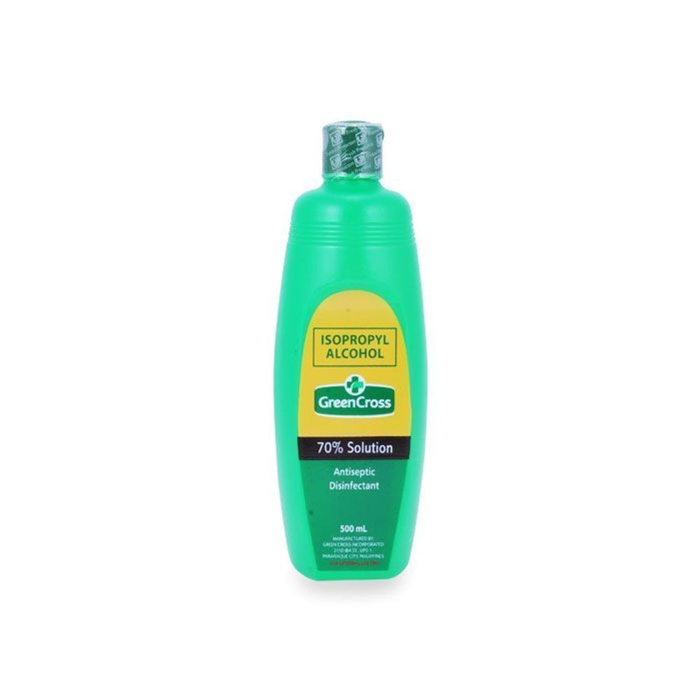 GREEN CROSS ISO.ALCOHOL 500ML 70%SOL. #34695 1