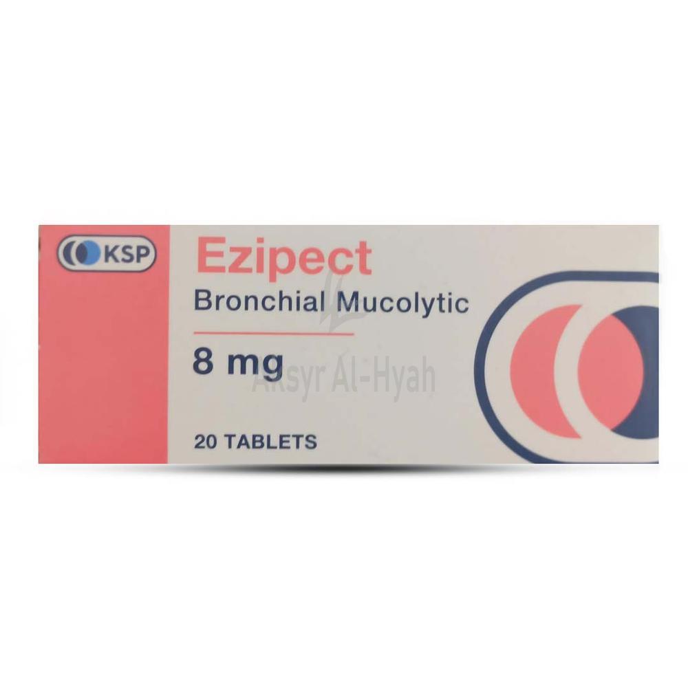 EZIPECT 8MG TAB 20'S