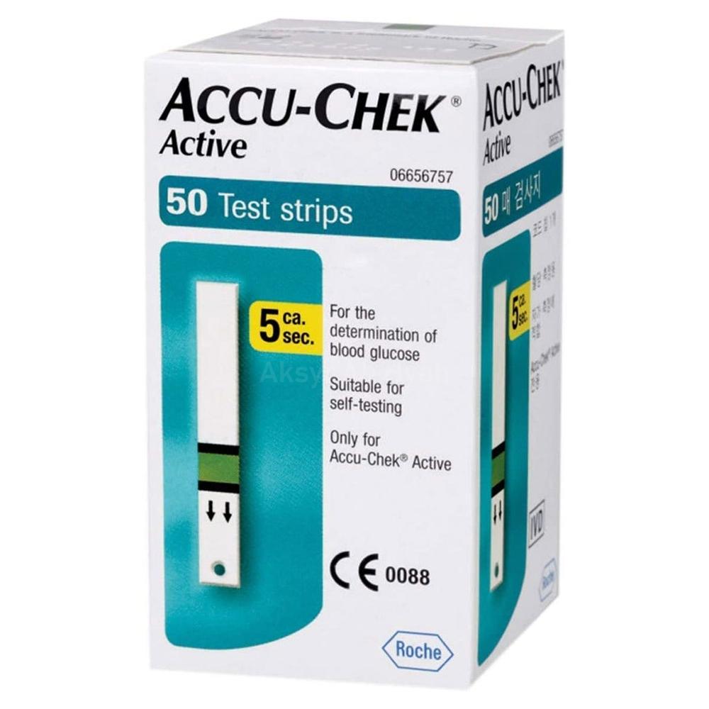 ACCU CHEK ACTIVE GLUCOSE STRIPS 50'S #25888
