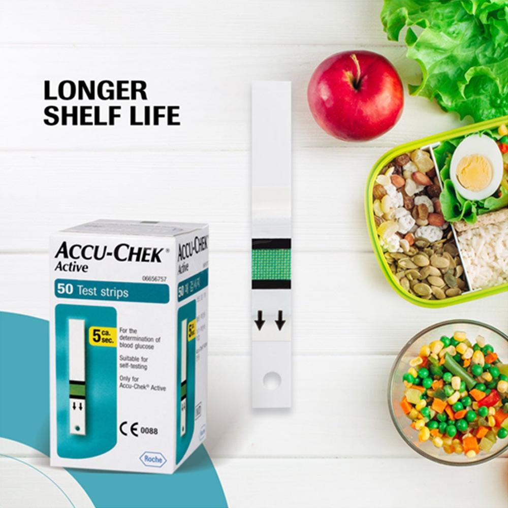 ACCU CHEK ACTIVE GLUCOSE STRIPS 50'S #25888