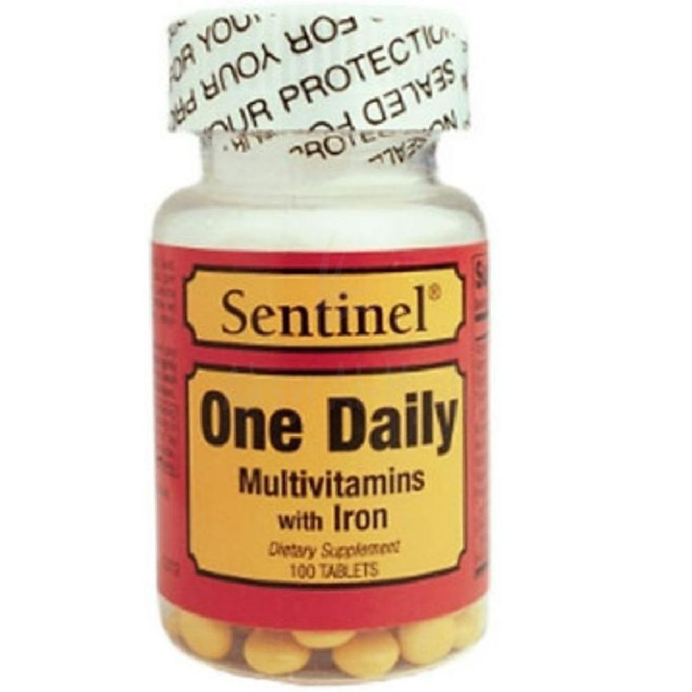 SENTINEL ONE DAILY MULT-MINS-IRON TAB 100'S