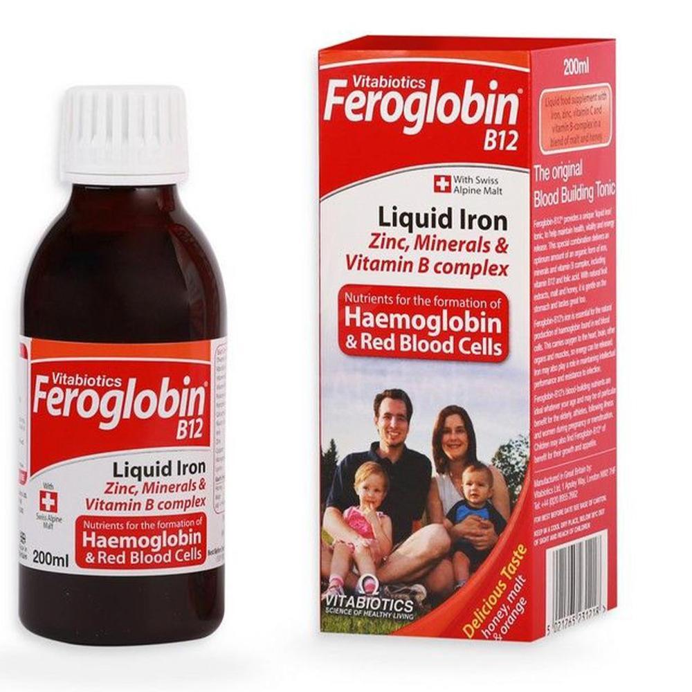 VITABIOTICS FEROGLOBIN B12 SYRUP 200ML 1