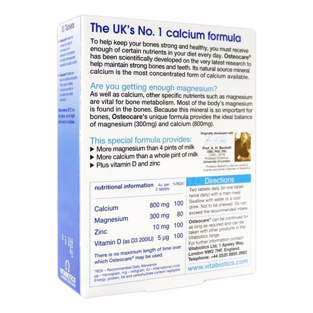 VITABIOTICS OSTEOCARE TABLETS 30'S 1