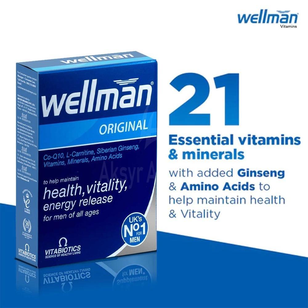 VITABIOTICS WELLMAN CAPS 30'S