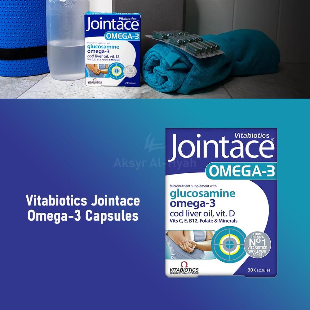 VITABIOTICS JOINTACE OMEGA 3 OILS & GLUCOSAMINE 30'S 1