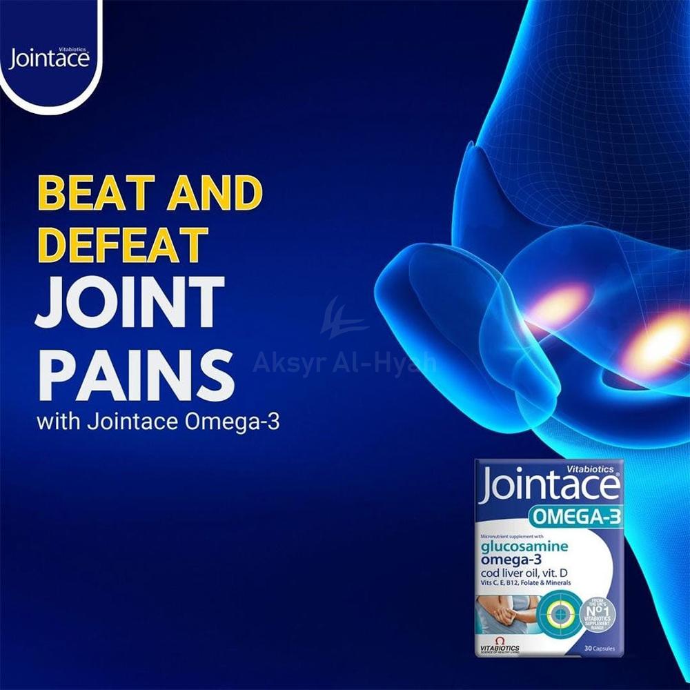 VITABIOTICS JOINTACE OMEGA 3 OILS & GLUCOSAMINE 30'S 3