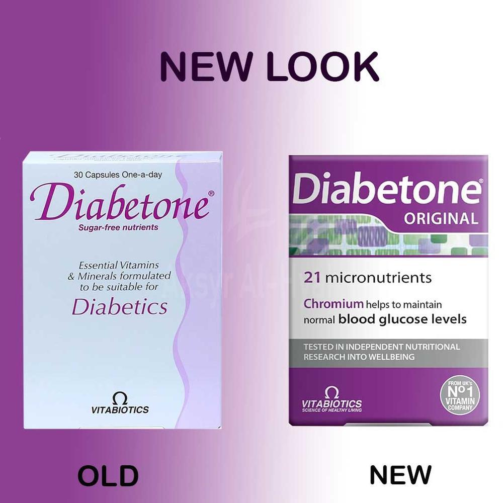 VITABIOTICS DIABETONE CAPSULES 30'S 2