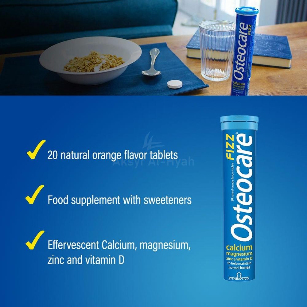 VITABIOTICS OSTEOCARE FIZZ EFF TAB 20'S 2
