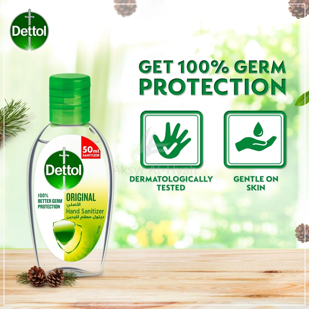 DETTOL HAND SANITIZER ORIGINAL 50ML #82000 1