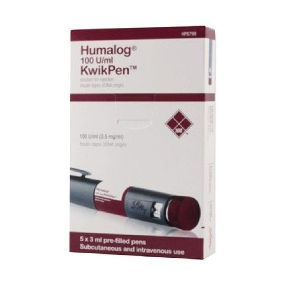 HUMALOG 100 U/ML. 3ML. 5'S