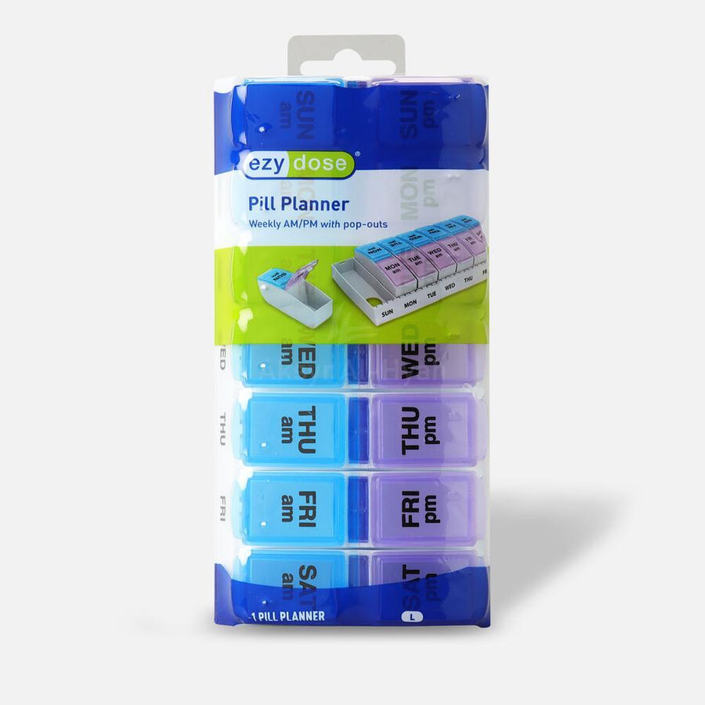 EZY DOSE WEEKLY AP/PM PILL PLANNER (L)#67010