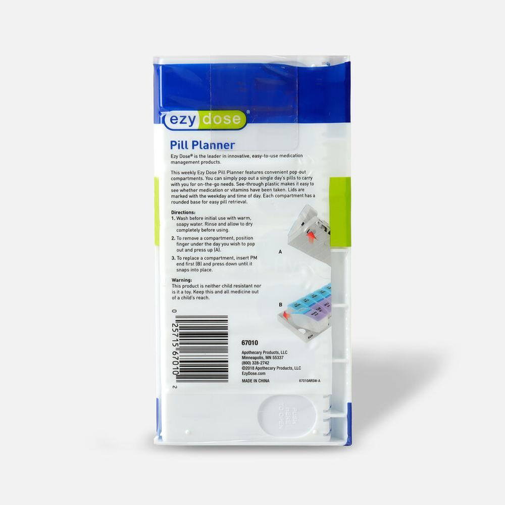 EZY DOSE WEEKLY AP/PM PILL PLANNER (L)#67010