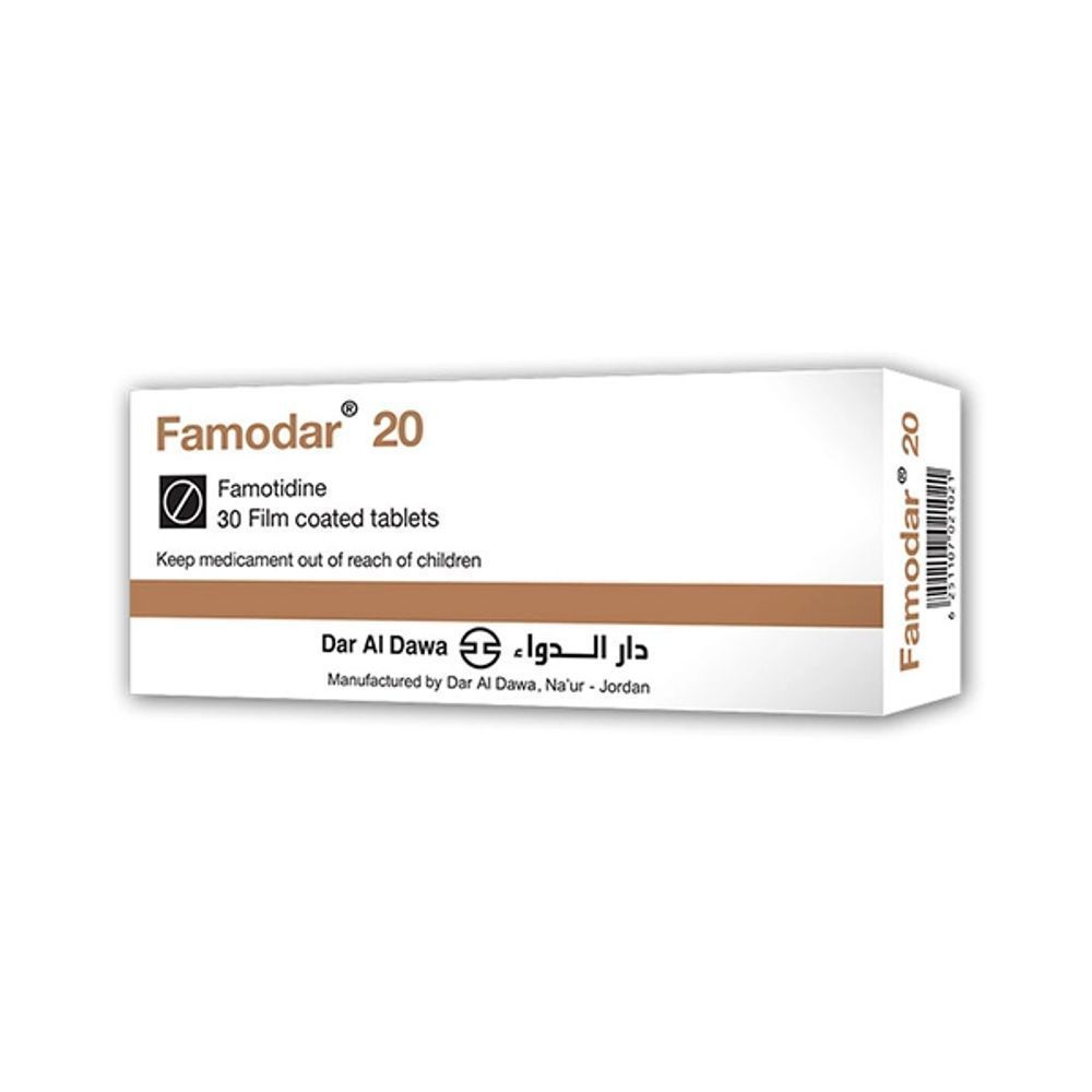 FAMODAR 20MG TABLET 30'S