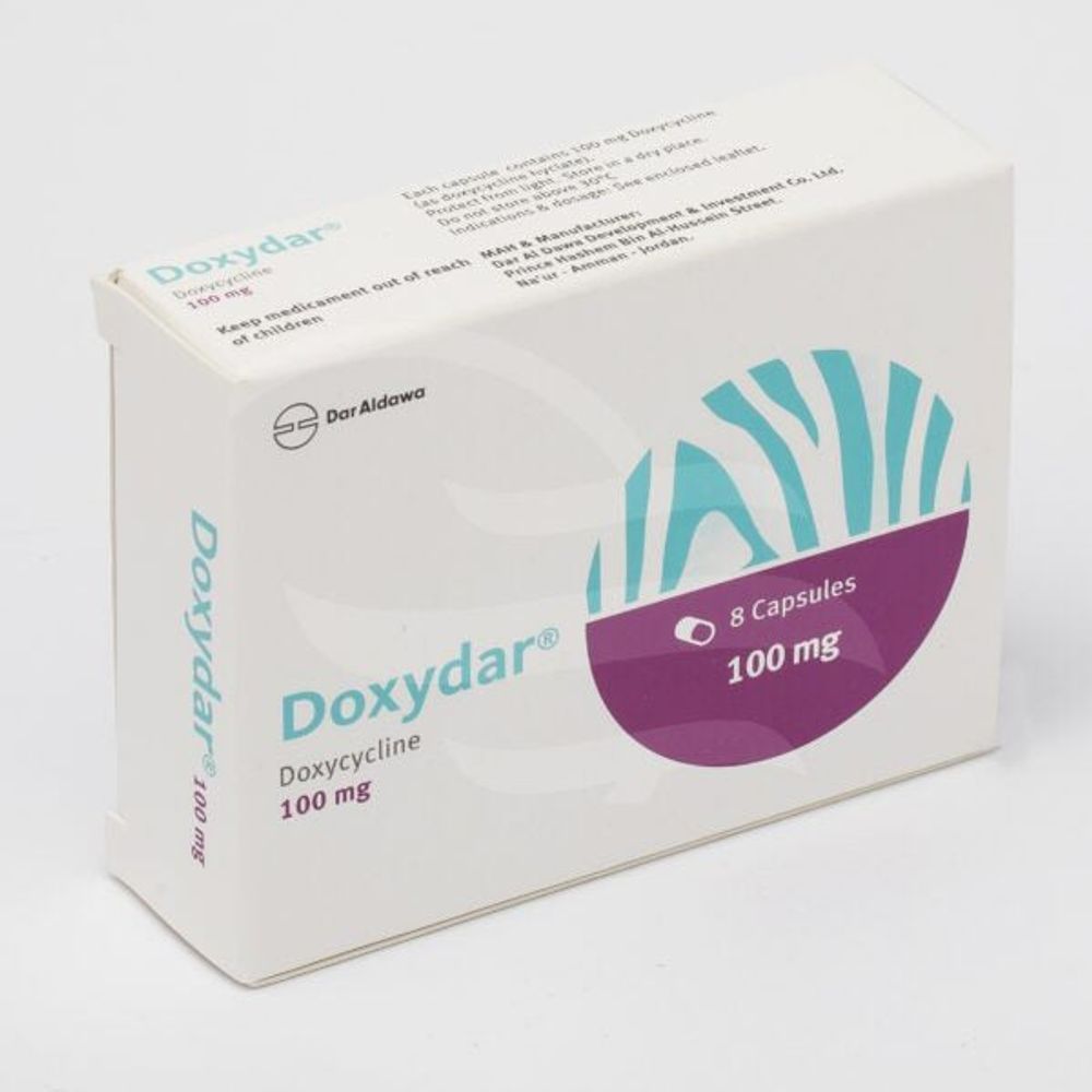 DOXYDAR 100MG CAPSULE 8'S