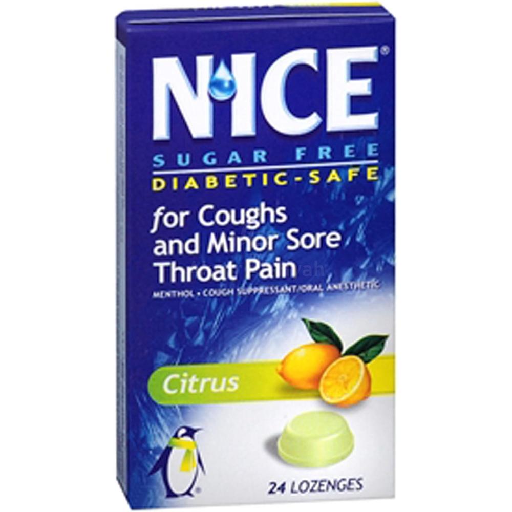 NICE CITRUS LOZENGES 24'S